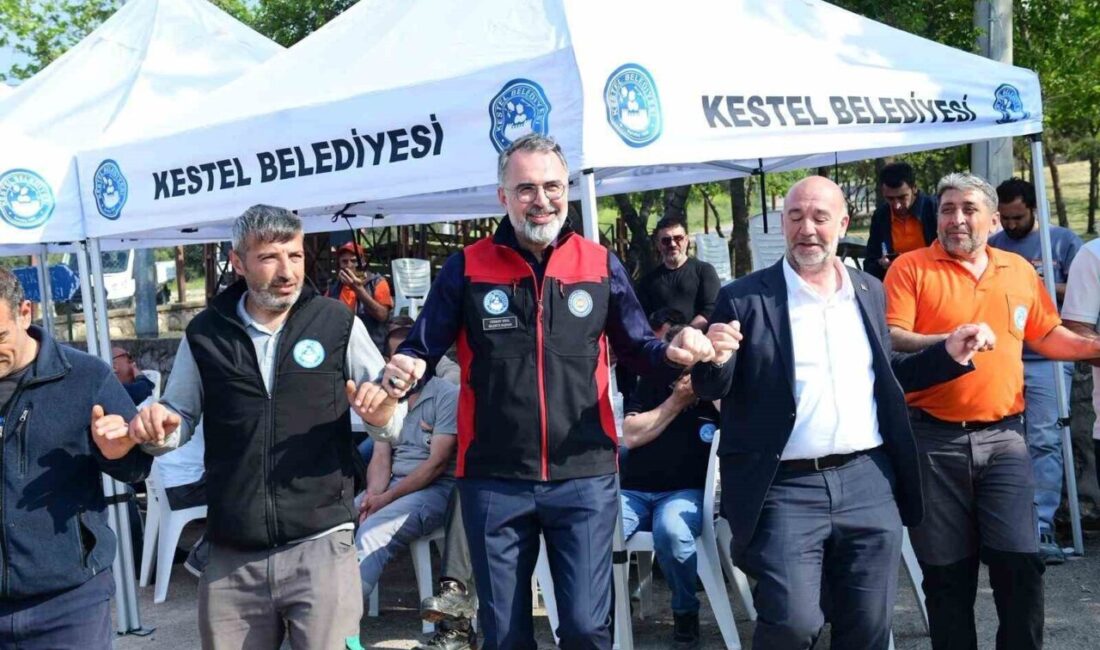 Bursa’da Kestel Belediyesi, 1 Mayıs Emek ve Dayanışma Günü dolayısıyla