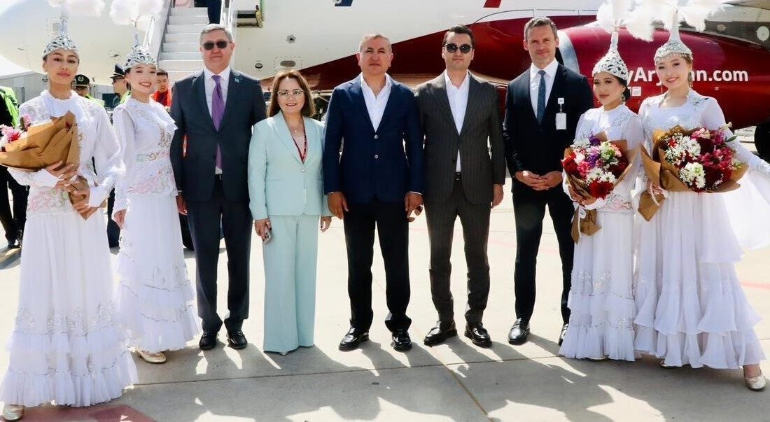 Kazakistan’ın Almatı şehrinden Gazipaşa-Alanya Havalimanı’na yönelik ilk doğrudan seferini gerçekleştirildi.