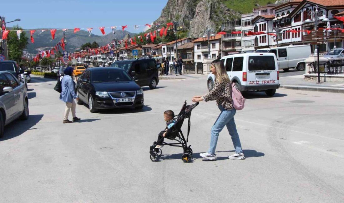 Amasya, trafikte korna sesinin yok denecek boyutta olması ve yollarda