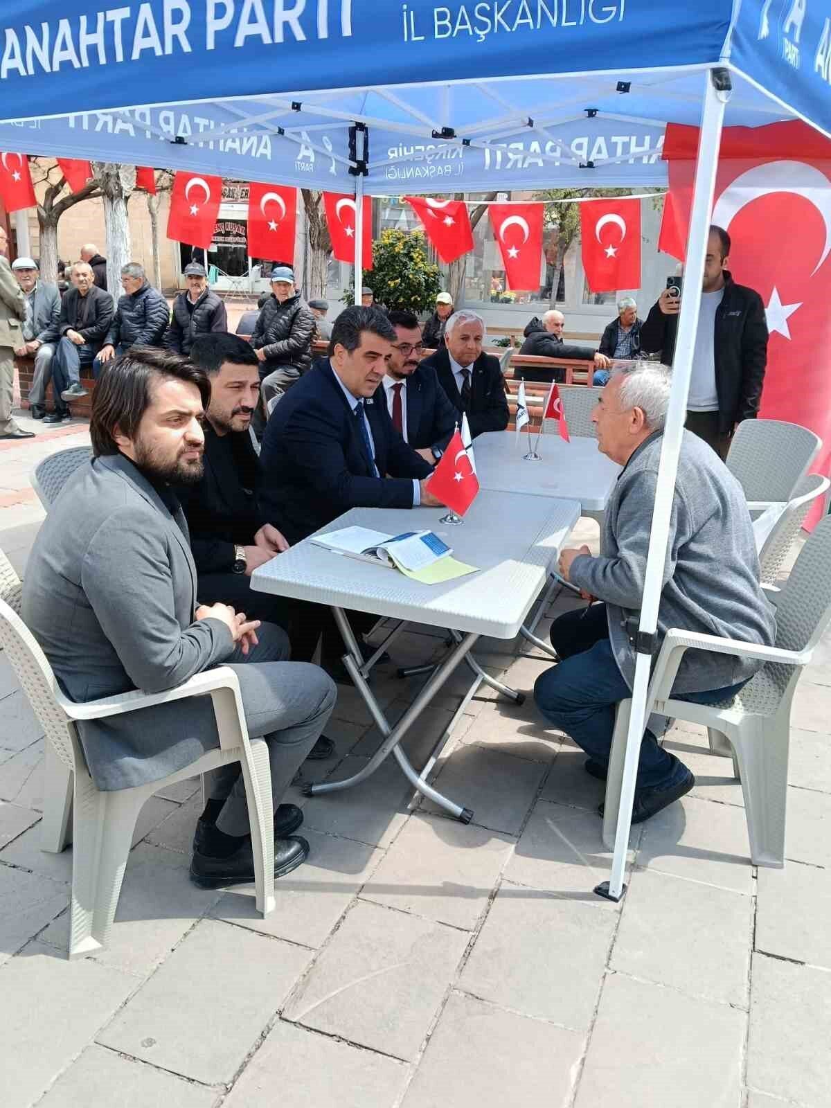 KIRŞEHİR (İHA) – Anahtar Parti Kırşehir il teşkilatı, Akpınar ve