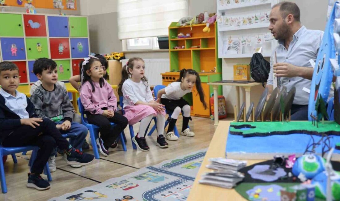 KIRŞEHİR (İHA) – Kırşehir’de anaokulu öğrencileri, Avrupa Birliği destekli eTwinning