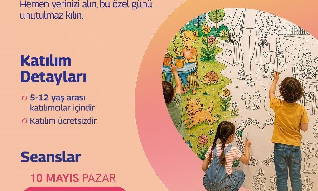 Forum Kapadokya’da Anneler Günü, T-shirt boyama atölyesi, Soru-Cevap Yarışmaları ve