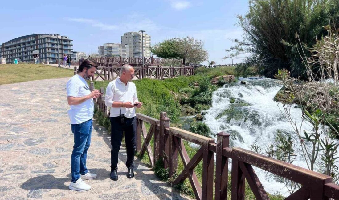 Antalya’da Düden Şelalesi’nin denizle buluştuğu 40 metrelik falezlerden düşen 29