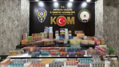 Antalya’da Kaçakçılık ve Organize Suçlarla Mücadele ekiplerince son bir haftada