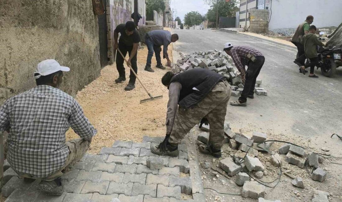 Gaziantep’in Araban ilçesinde geçen yıl başlatılan içme suyu hattı yenileme