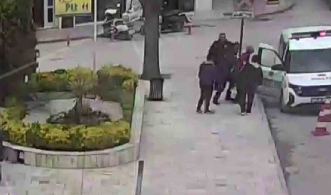 Amasya’da boğazına yiyecek kaçması üzerine aracından inip polis otosunun önüne