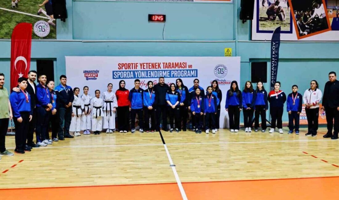 Arnavutköy Belediyesi tarafından düzenlenen “Sporda Yetenek Taraması” programıyla çocukların ve