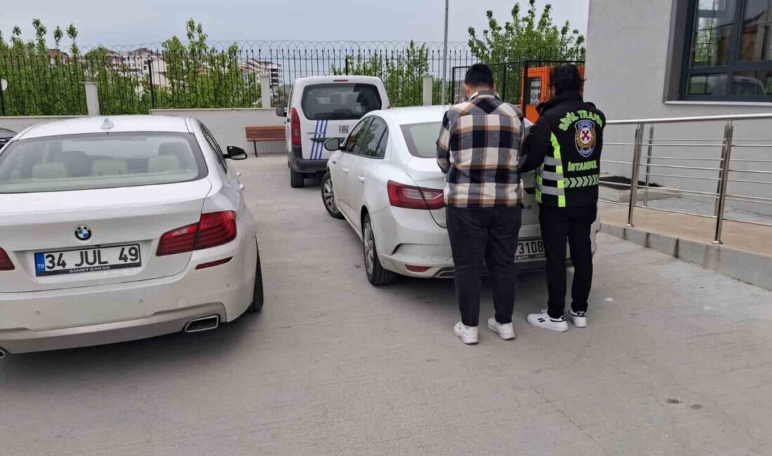 Arnavutköy’de trafikte tehlikeli şekilde “makas” atarak ilerleyen sürücüye 96 bin