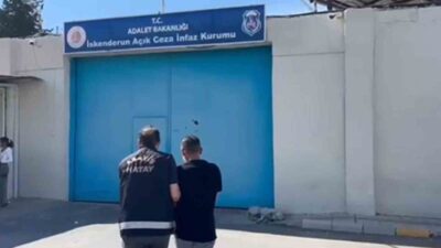 Hatay’ın Arsuz ilçesinde hakkında adli makamlarca verilen hapis cezası ile