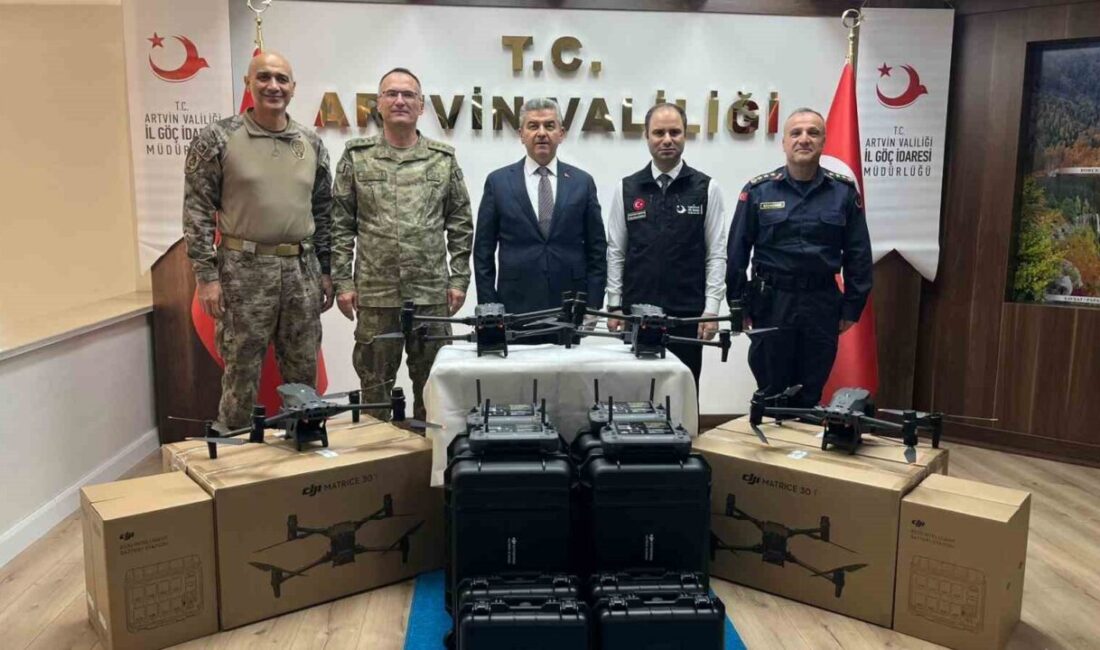 Artvin’de sınır güvenliğinin artırılması amacıyla İçişleri Bakanlığı Göç İdaresi Başkanlığı