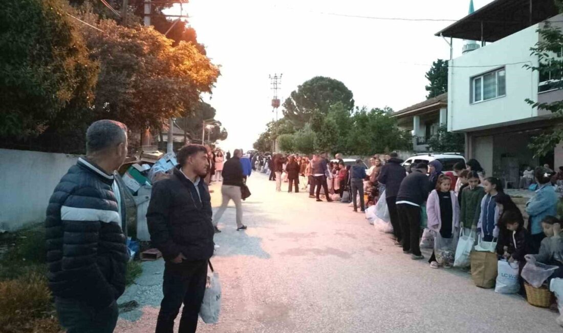 Manisa’nın Sarıgöl ilçesine bağlı Çavuşlar Mahallesi’nde yıllardır sürdürülen gelenekte, sabah