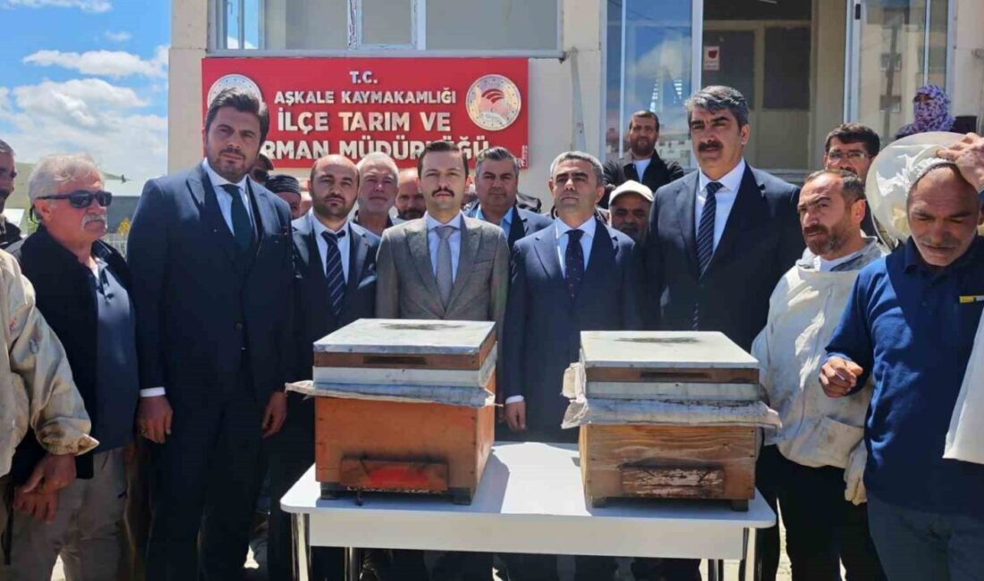 Erzurum’un Aşkale ilçesinde arıcılığı geliştirmek amacıyla önemli bir proje daha