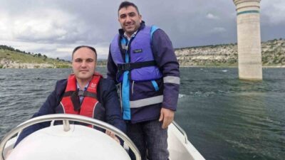 Kütahya Aslanapa İlçe Kaymakamı İsmail Tosun, Kureyşler Barajı’nda İl ve