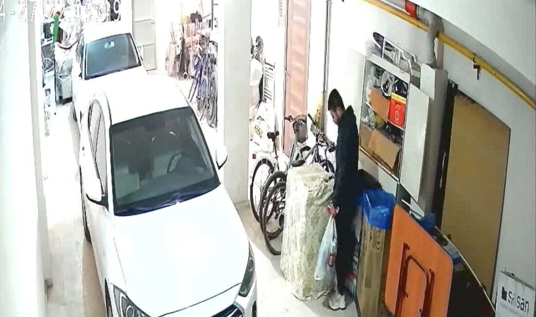 Eskişehir’de asma kilitten bisiklete kadar 152 bin 300 TL’lik hırsızlığı