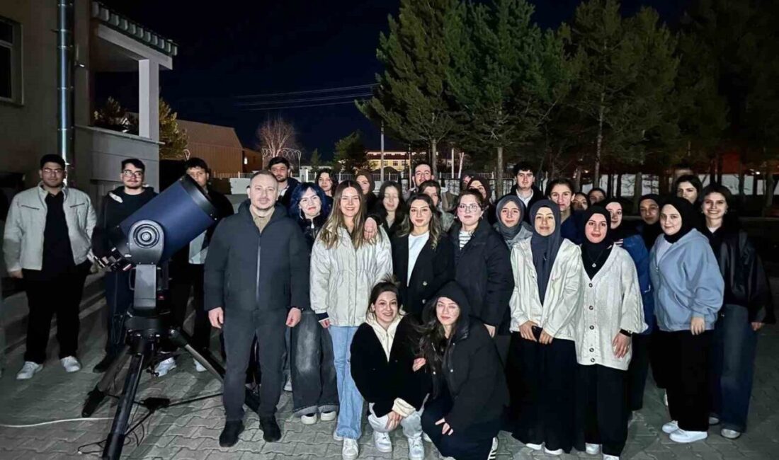Erzincan Binali Yıldırım Üniversitesi Astronomi Kulübü tarafından düzenlenen “Gökyüzü Gözlem