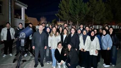 Erzincan Binali Yıldırım Üniversitesi Astronomi Kulübü tarafından düzenlenen “Gökyüzü Gözlem