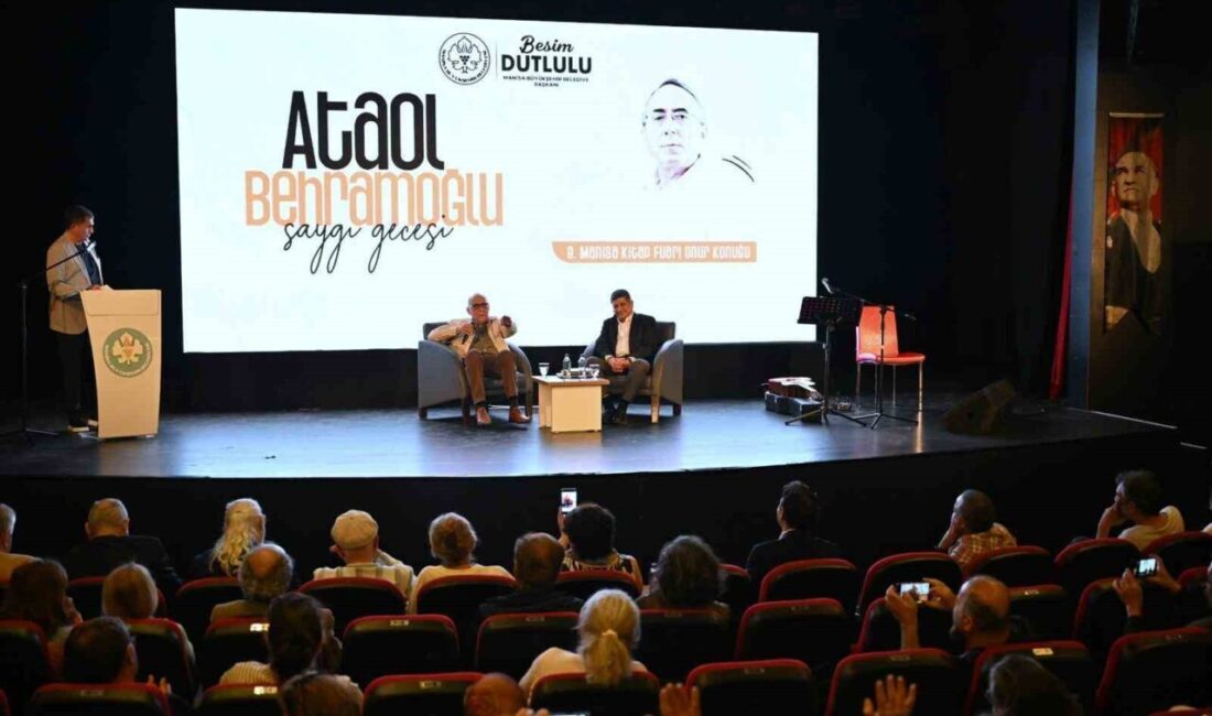 Edebiyatın usta kalemlerinden Ataol Behramoğlu, Manisa Büyükşehir Belediyesi’nce düzenlenen “Ataol