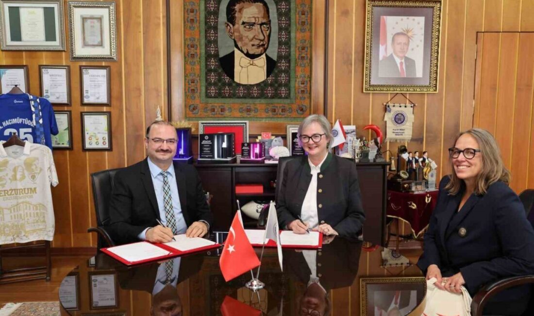 Atatürk Üniversitesi, uluslararası akademik ve kültürel iş birliklerini güçlendirmeye yönelik
