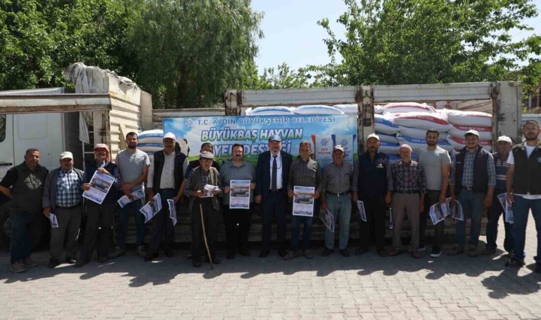 Kırsal kalkınmayı destekleyen projelerine devam eden Aydın Büyükşehir Belediyesi, küçük