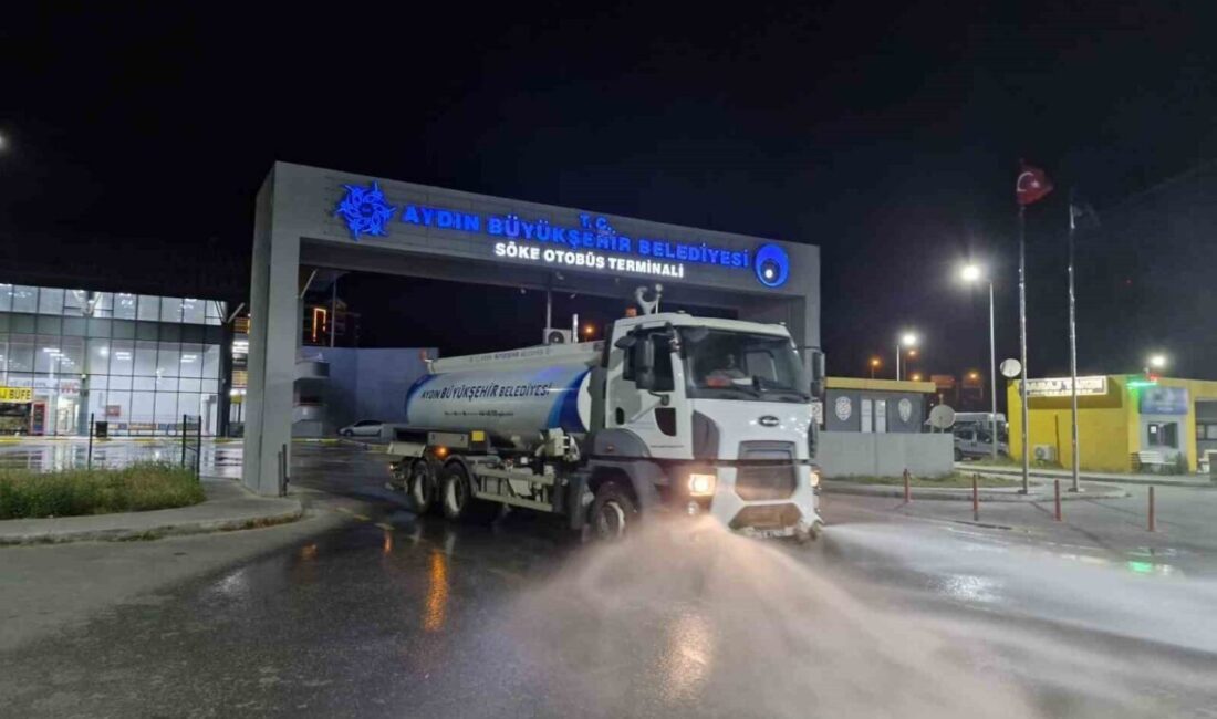 Aydın Büyükşehir Belediyesi ekipleri tarafından Aydın Şehirler Arası Otobüs Terminali’nde