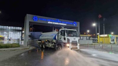 Aydın Büyükşehir Belediyesi ekipleri tarafından Aydın Şehirler Arası Otobüs Terminali’nde