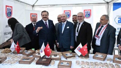 Aydın Ticaret Odası (AYTO) standında tanıtılan coğrafi işaretli Aydın inciri,