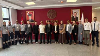 Aydın Şehir Hastanesi’nde Kurban Bayramı dolayısıyla düzenlenen program kapsamında hastane