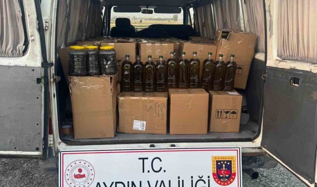 Aydın’ın Köşk ilçesinde jandarma ekiplerince durdurulan araçta yapılan aramada piyasa
