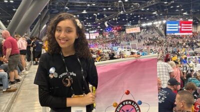 Aydın Fen Lisesi öğrencisi Sevgi Özçetin, Fırst Robotics Competition’da kazandığı