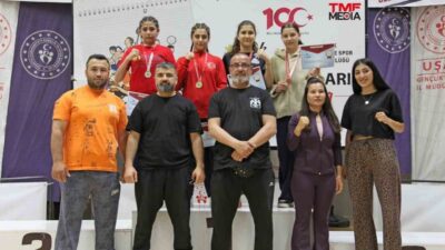 Uşak’ta gerçekleştirilen Okul Sporları Yıldızlar Muaythai Türkiye Şampiyonası’nda Aydınlı sporcular