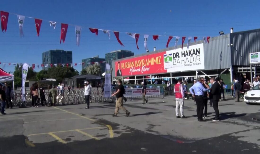 İstanbul Bahçelievler’de Kurban Bayramı’nın ilk gününde Bahçelievler Belediyesi tarafından hazırlanan