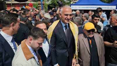 Kültür ve Turizm Bakanı Mehmet Nuri Ersoy, Aydın’ın Nazilli ilçesinde