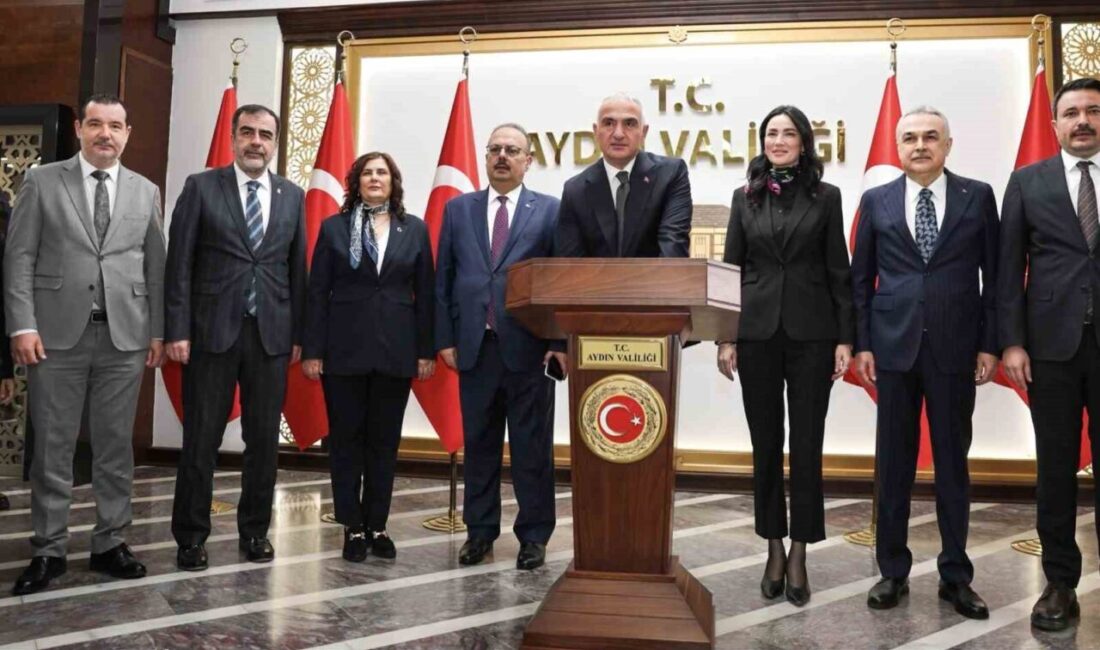 Türkiye Kültür Yolu Festivali’nin açılışı için Aydın’a gelen Kültür ve