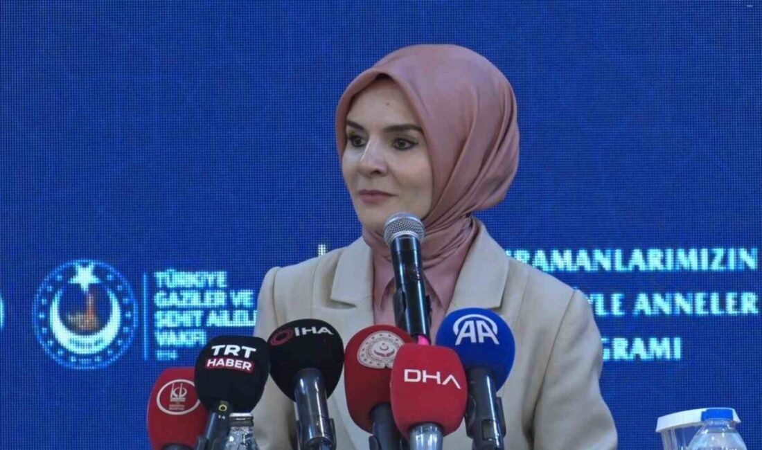 Aile ve Sosyal Hizmetler Bakanı Mahinur Özdemir Göktaş, “Türkiye olarak