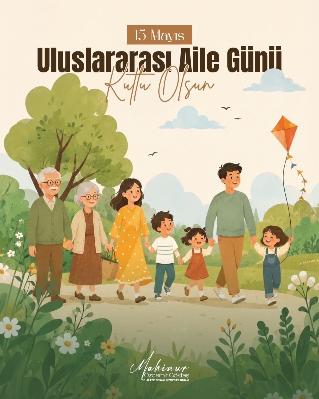 Aile ve Sosyal Hizmetler Bakanı Mahinur Özdemir Göktaş, yaptığı paylaşımla