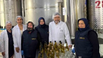 Tarım ve Orman Bakanı İbrahim Yumaklı, Ayvalık’taki zeytinyağı fabrikasını ziyaret