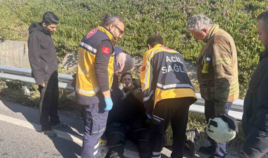 Bakırköy E-5’te seyir halindeki motosiklet sürücüsü, kamyonete çarparak yaralandı. İlk