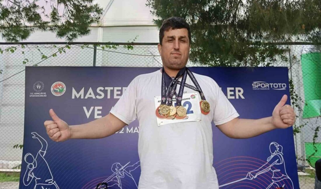 İzmir’de düzenlenen Türkiye Masterler Atmalar ve Mesafeler Şampiyonası’nda Balıkesirli vetaran