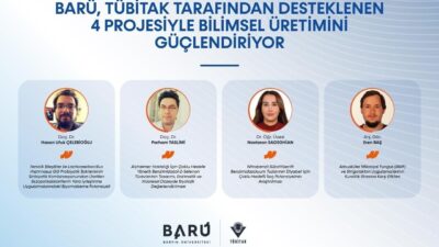 Bartın Üniversitesinin (BARÜ) TÜBİTAK 1002-A Hızlı Destek Programı kapsamında desteklenen