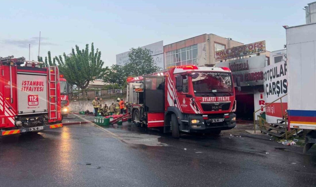 Başakşehir’de dün akşam saatlerinde parfüm imalatı tesisinde yangın çıktı. Yangın