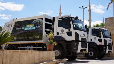 Başiskele Belediyesi tarafından, Suriye’nin Azez Belediyesine çevre sağlığı ve temizlik