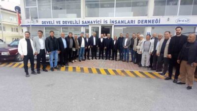 Kayseri Ticaret Borsası (KTB) Başkanı Recep Bağlamış, Develi ve Develili