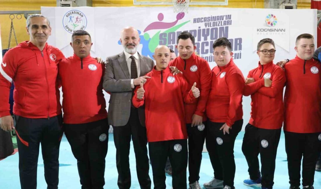Kayseri’yi başarıyla temsil eden Kocasinan Belediyespor Down Sendromlu Futbol Takımı,