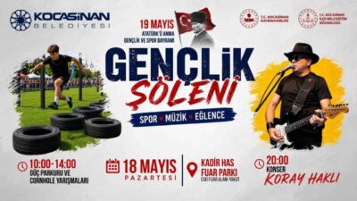 Kocasinan Belediyesi öncülüğünde 19 Mayıs Atatürk’ü Anma ve Gençlik ve