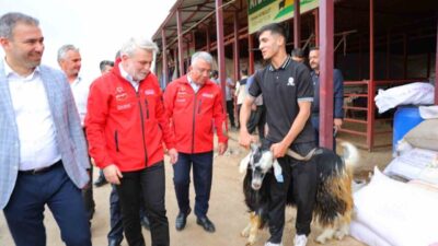 Kahramanmaraş Büyükşehir Belediye Başkanı Fırat Görgel, Kurban Bayramı hazırlıkları kapsamında