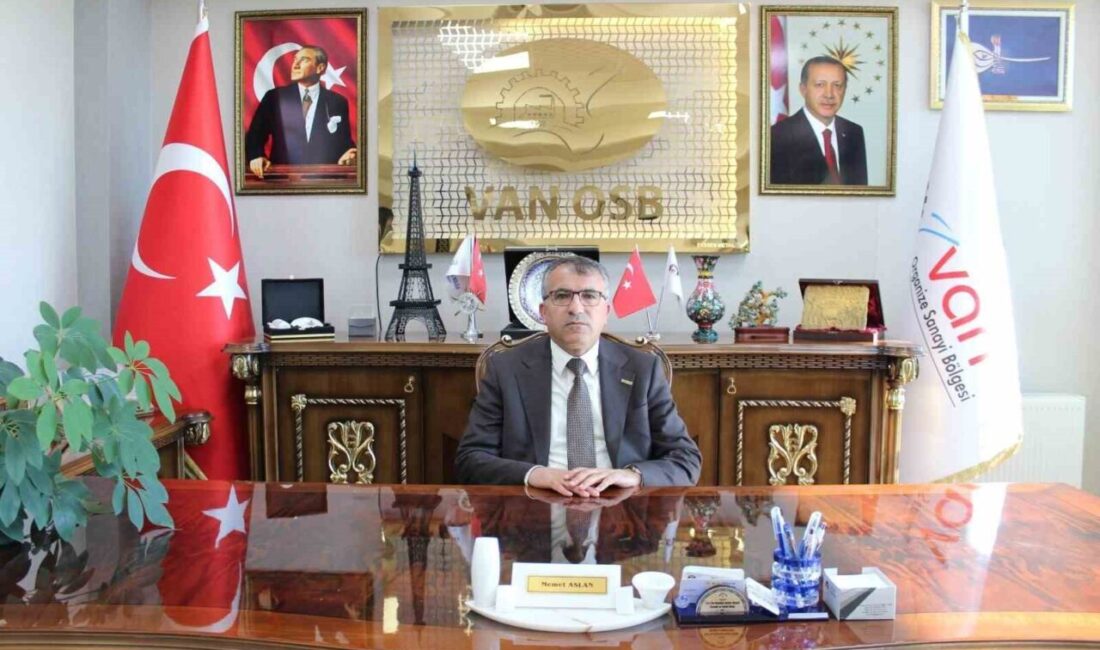 Van Organize Sanayi Bölgesi (OSB) Yönetim Kurulu Başkanı Memet Aslan,