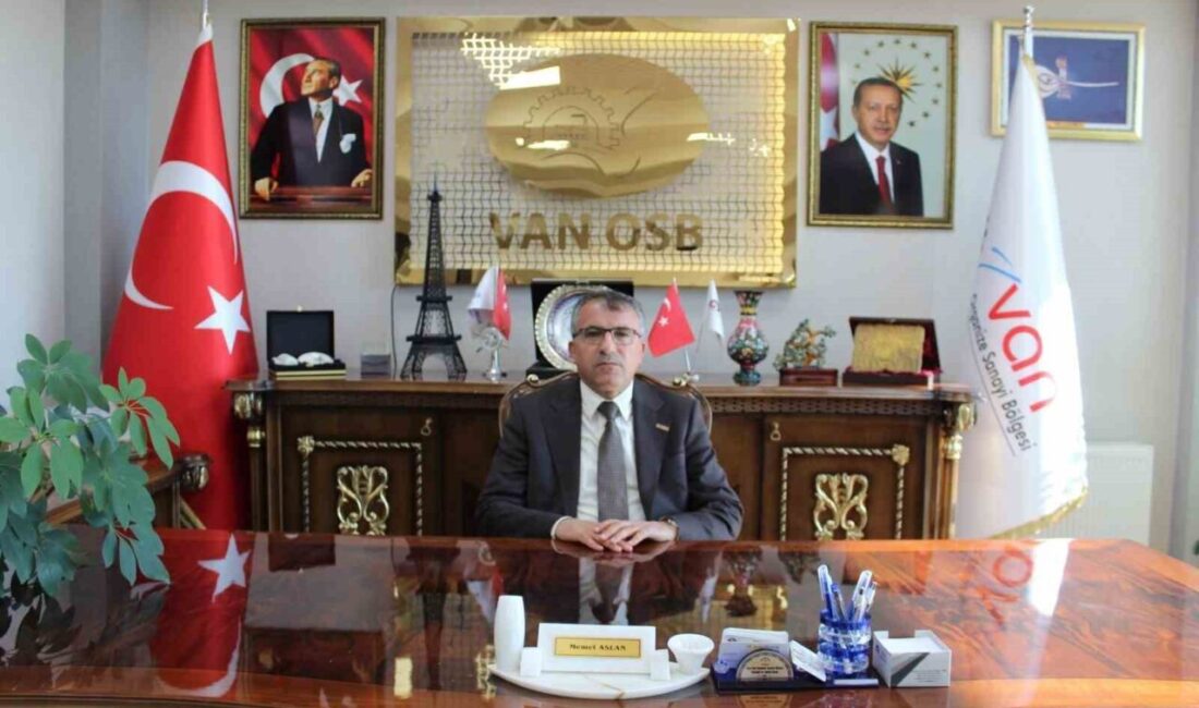 Van Organize Sanayi Bölgeyi (OSB) Yönetim Kurulu Başkanı Memet Aslan,