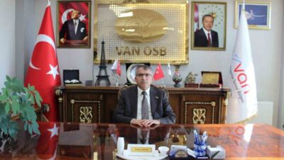 Van Organize Sanayi Bölgeyi (OSB) Yönetim Kurulu Başkanı Memet Aslan,