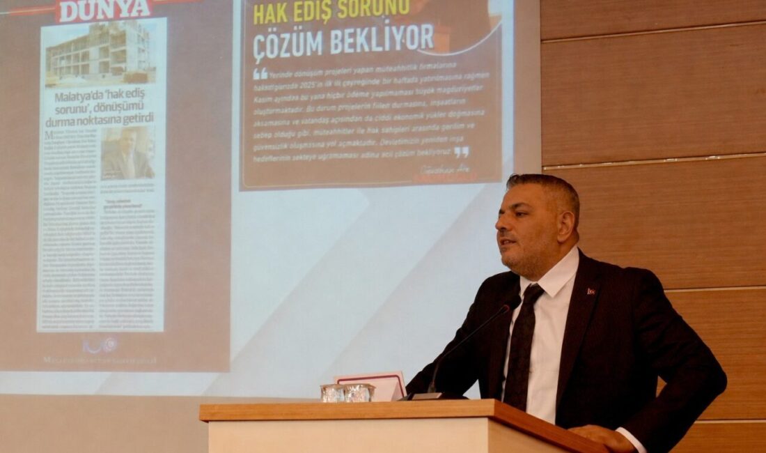 Yerinde dönüşüm projelerinde yaşanan hak ediş sorununun şehrin ayağa kalkma