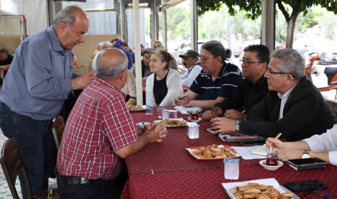 Nazilli Belediye Başkanı Dr. Ertuğrul Tetik, halk buluşmaları kapsamında Şirinevler
